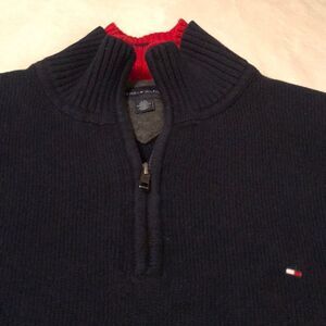 Tommy Hilfiger 3/4 Zip Pullover Sweater - Size L